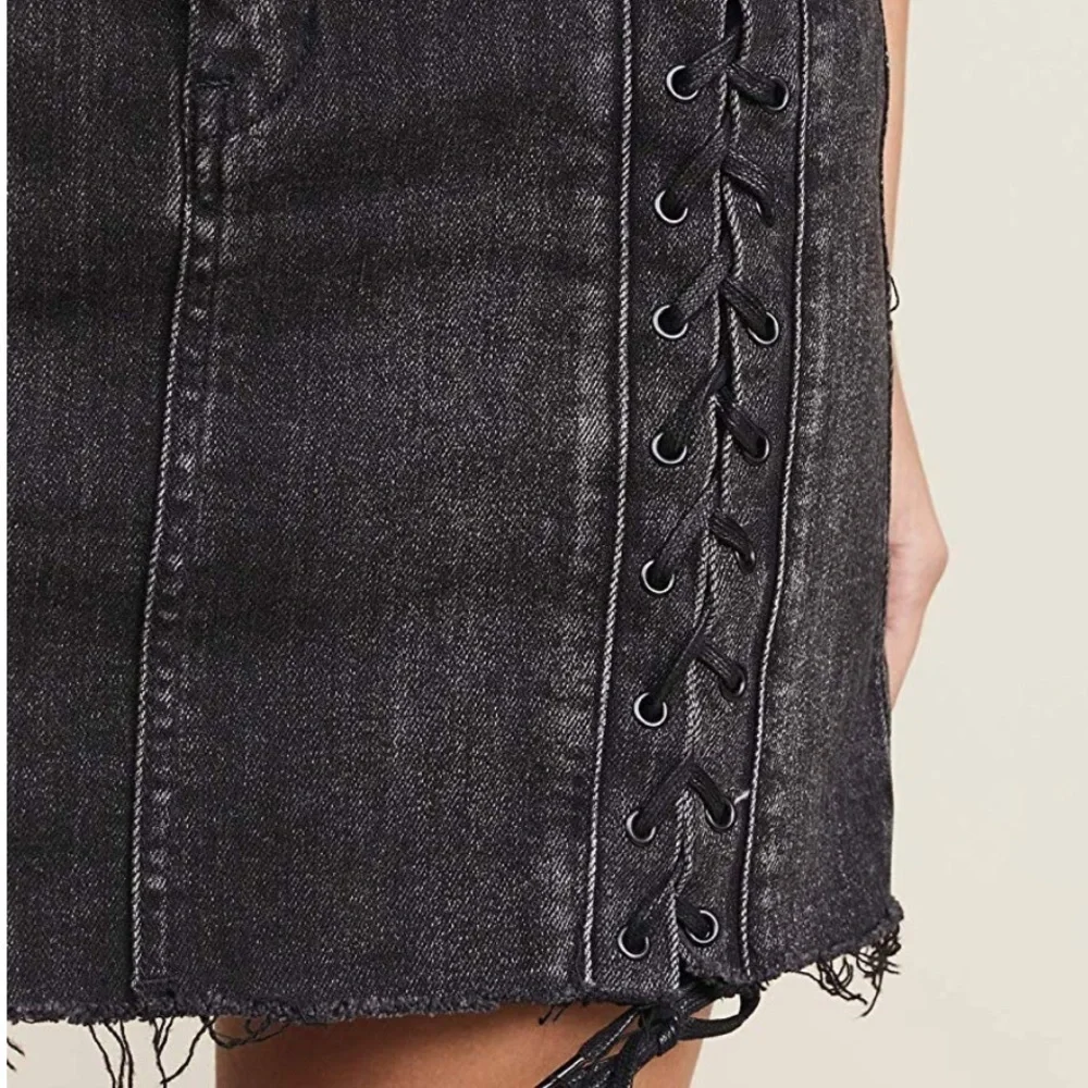 Blank NYC Black Denim Jeans Skirt M